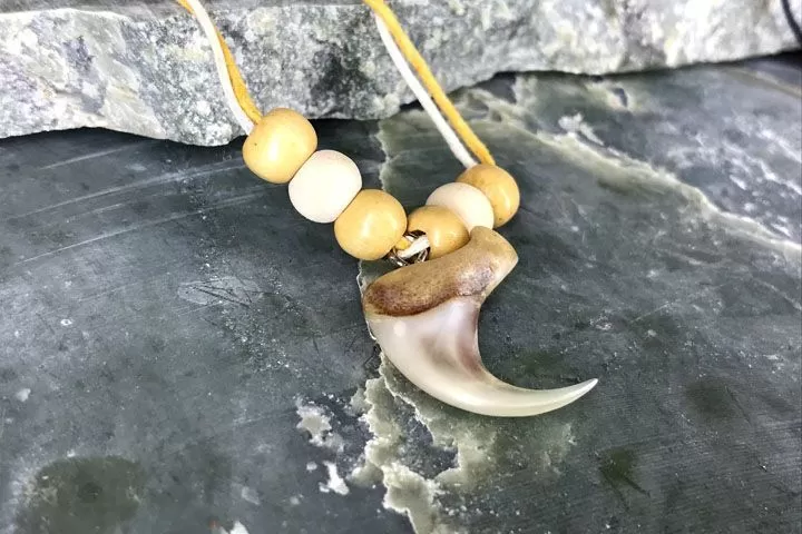 Коготь «Защитный» — подвеска на вощеном шнурке - Подвески