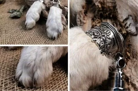 Заячья лапа «На удачу» — брелок лапа зайца | Таёжная лавка Тамга