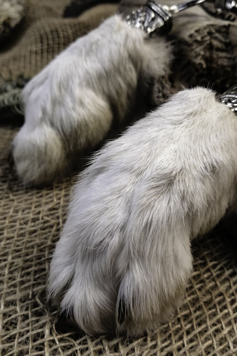 Заячья лапа «На удачу» — брелок лапа зайца - Брелки